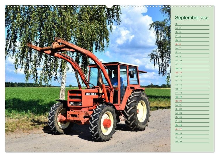 Produktbild: Oldtimer-Trecker on Tour (Wandkalender 2026 DIN A2 quer), CALVENDO Monatskalender