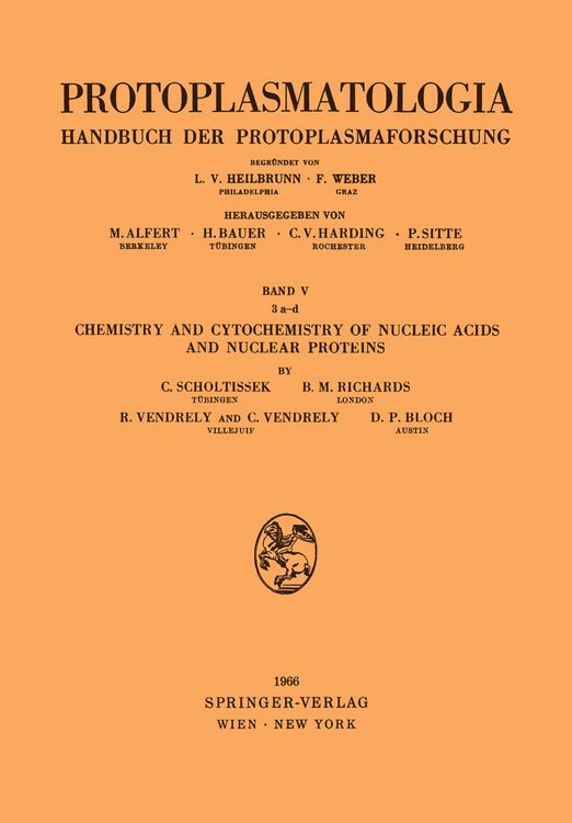 Produktbild: Chemistry and Cytochemistry of Nucleic Acids and Nuclear Proteins