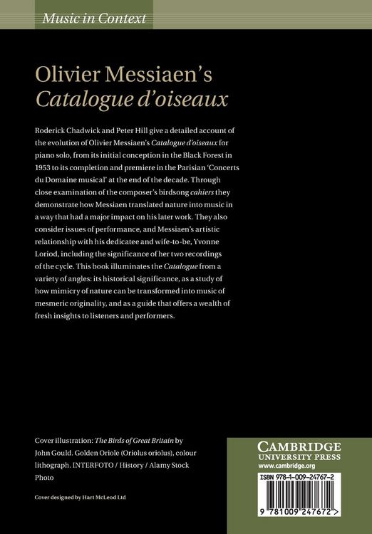Produktbild: Olivier Messiaen's Catalogue d'oiseaux
