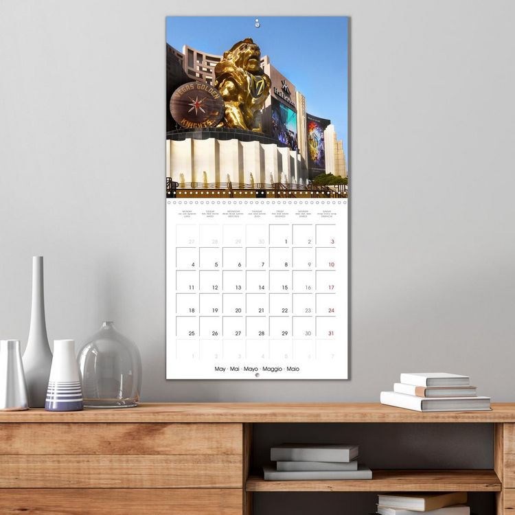 Produktbild: Las Vegas, Iconic City of Dreams (Wall Calendar 2026 12 &times; 12 Inch) CALVENDO 12 Month Wall Calendar