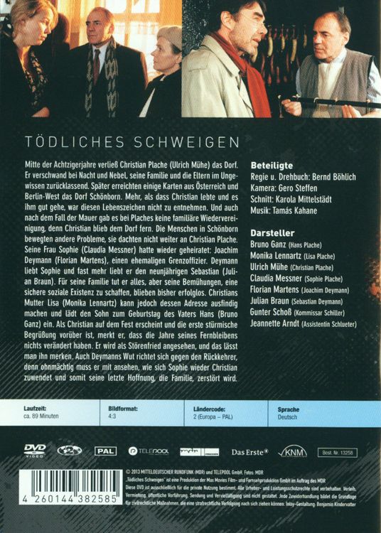 Produktbild: T&ouml;dliches Schweigen