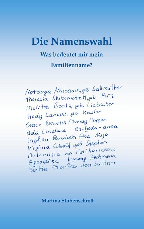 Produktbild: Die Namenswahl