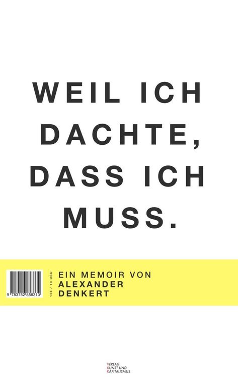 Produktbild: Weil ich dachte, dass ich muss