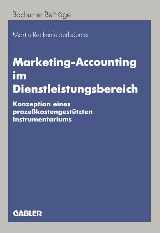 Produktbild: Marketing-Accounting im Dienstleistungsbereich