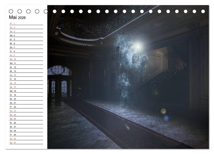 Produktbild: Geheimnisvolle Ballettwelt (Tischkalender 2026 DIN A5 quer), CALVENDO Monatskalender