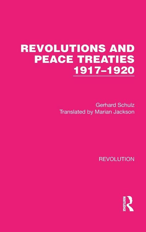 Produktbild: Revolutions and Peace Treaties 1917-1920