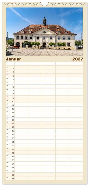 Produktbild: Familienplaner 2027 - Schwarzwald - Ferienregion Kinzigtal mit 5 Spalten (Wandkalender, 21 x 45 cm) CALVENDO