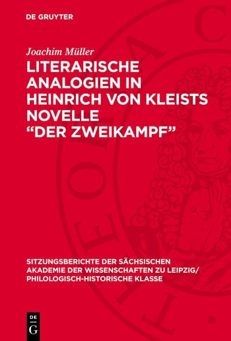 Produktbild: Literarische Analogien in Heinrich von Kleists Novelle "Der Zweikampf"