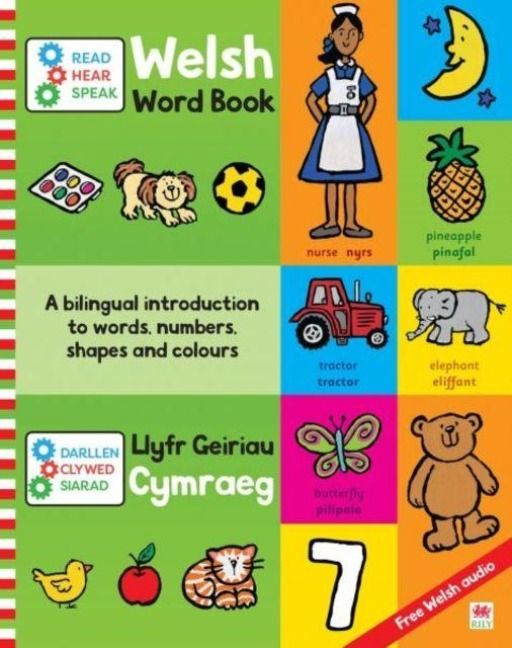 Produktbild: Darllen, Clywed, Siarad: Llyfr Geiriau Cymraeg / Read, Hear, Speak: Welsh Word Book