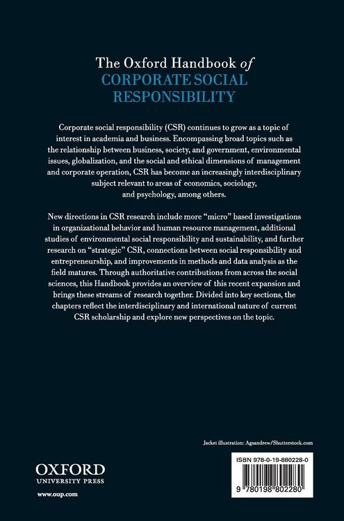 Produktbild: Oxford Handbook of Corporate Social Responsibility