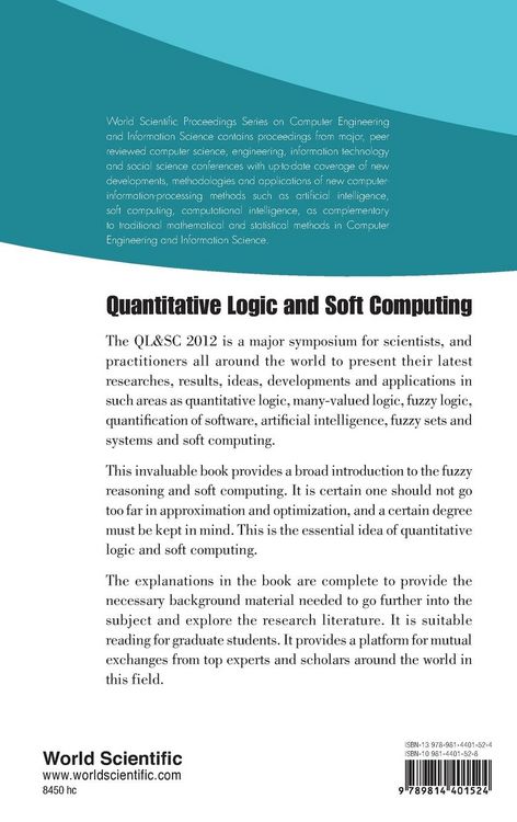 Produktbild: Quantitative Logic and Soft Computing