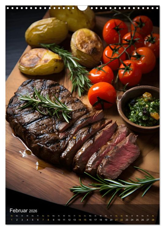 Produktbild: Meat Lovers - K&ouml;stliche Grill Abenteuer (Wandkalender 2026 DIN A3 hoch), CALVENDO Monatskalender