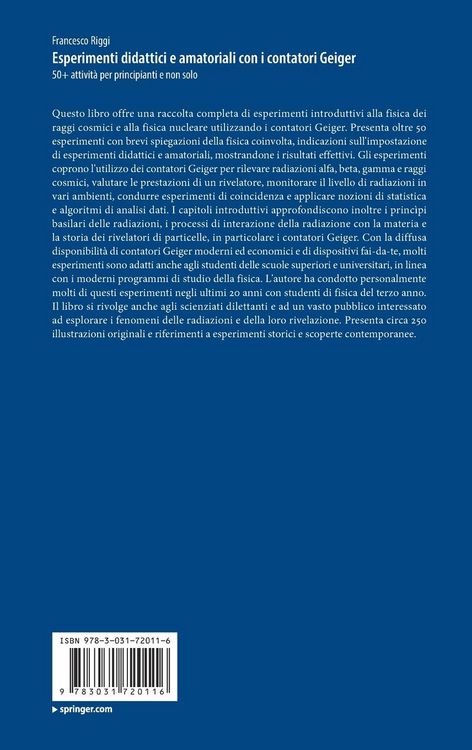 Produktbild: Esperimenti didattici e amatoriali con i contatori Geiger