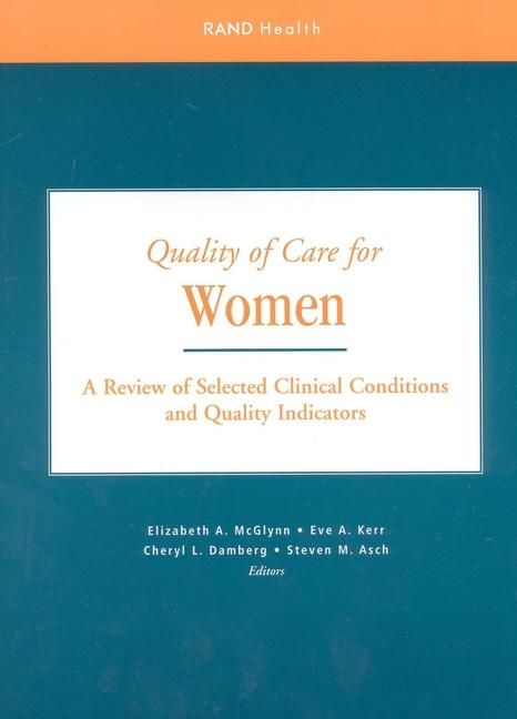 Produktbild: Quality of Care for Women