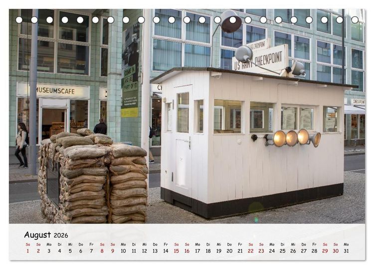 Produktbild: Berlin - Zwischen Alexanderplatz und Brandenburger Tor (Tischkalender 2026 DIN A5 quer), CALVENDO Monatskalender