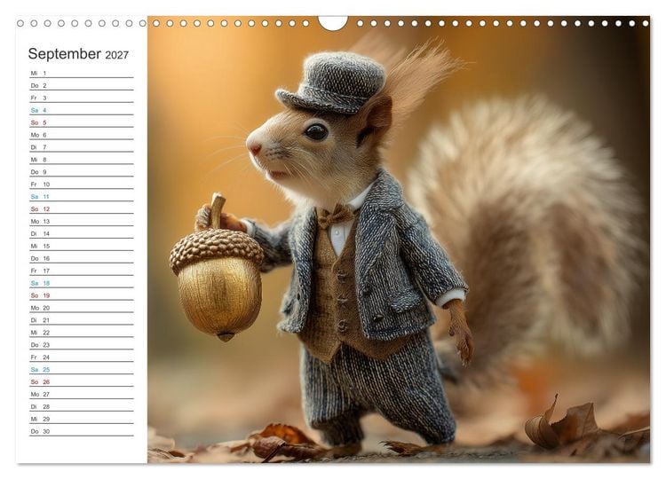 Produktbild: Tierisch genial (Wandkalender 2027 DIN A3 quer), CALVENDO Monatskalender
