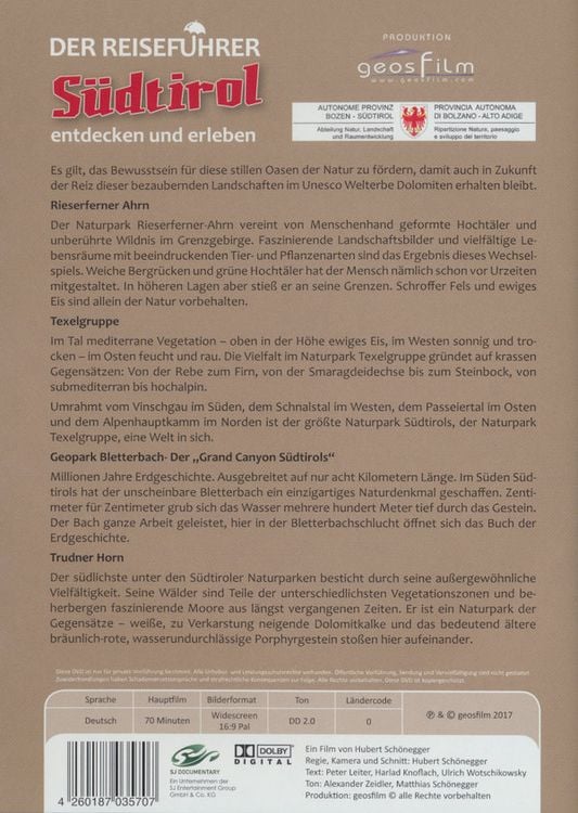 Produktbild: S&uuml;dtirol 2 -entdecken und erleben - Naturparks - Der Reisef&uuml;hrer