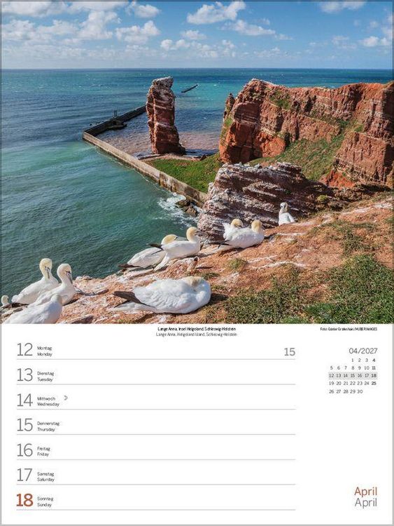 Produktbild: Nord- und Ostsee Wochenkalender 2027