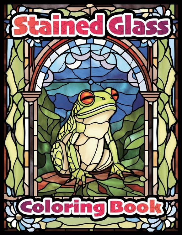 Produktbild: Stained Glass Coloring Book for All Ages