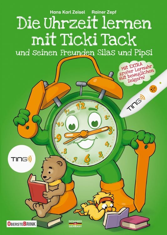 Produktbild: Die Uhrzeit lernen mit Ticki Tack und seinen Freunden Silas und Pipsi
