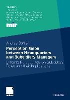 Produktbild: Perception Gaps between Headquarters and Subsidiary Managers