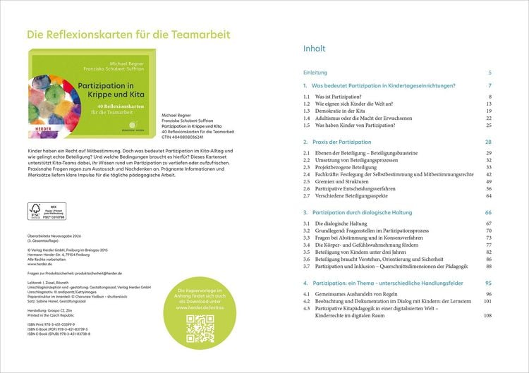 Produktbild: Partizipation in Krippe und Kita