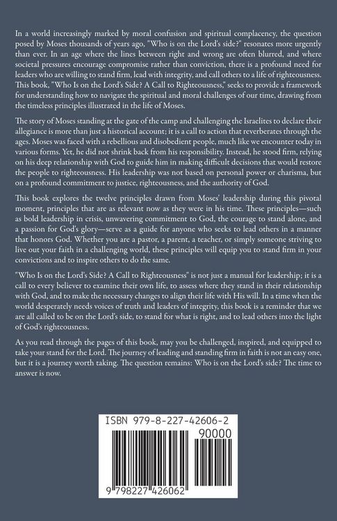 Produktbild: Who Is on the Lord's Side? A Call to Righteousness