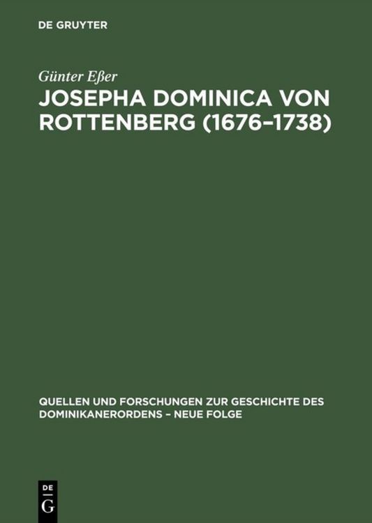 Produktbild: Josepha Dominica von Rottenberg (1676&ndash;1738)
