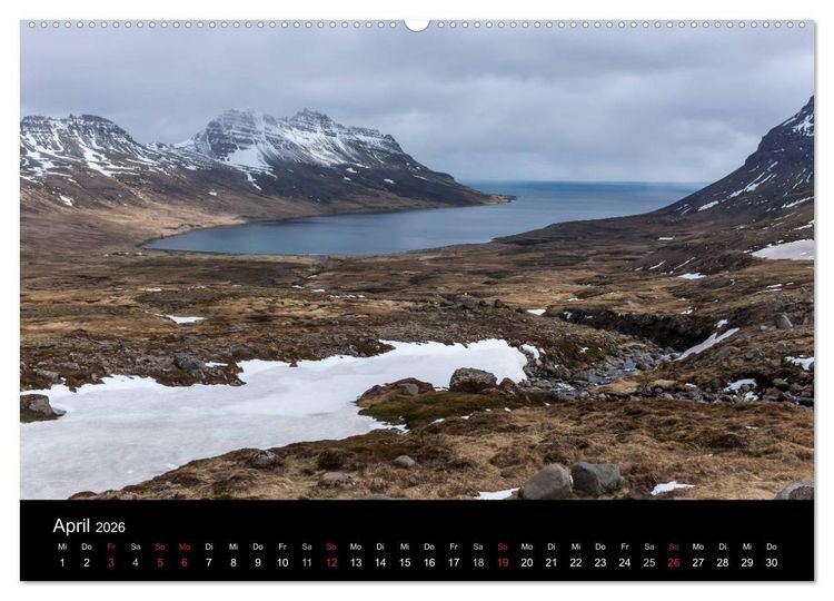 Produktbild: Island &ndash; Wunder aus Wasser (Wandkalender 2026 DIN A2 quer), CALVENDO Monatskalender