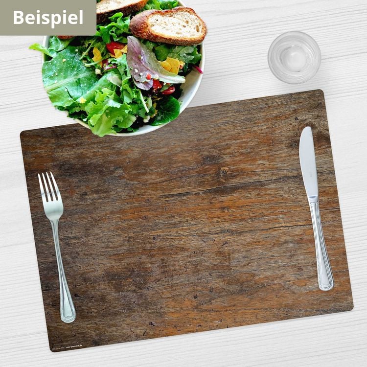 Produktbild: Tischsetmacher Tischsets Antikes Holz, aus hochwertigem Vinyl (4 St&uuml;ck), 44 x 32 cm