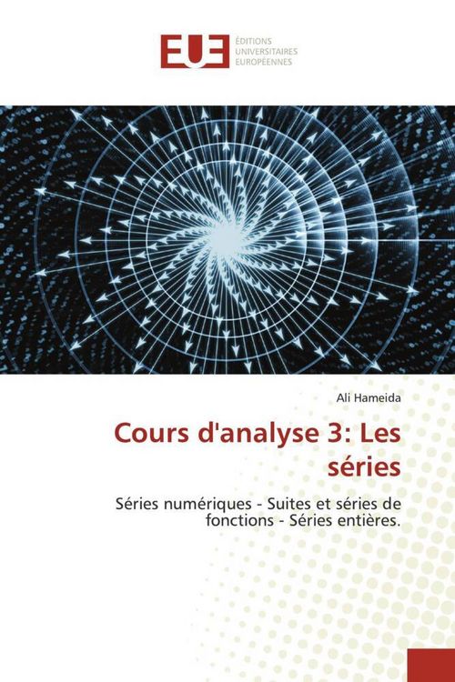 Produktbild: Cours d'analyse 3: Les s&eacute;ries