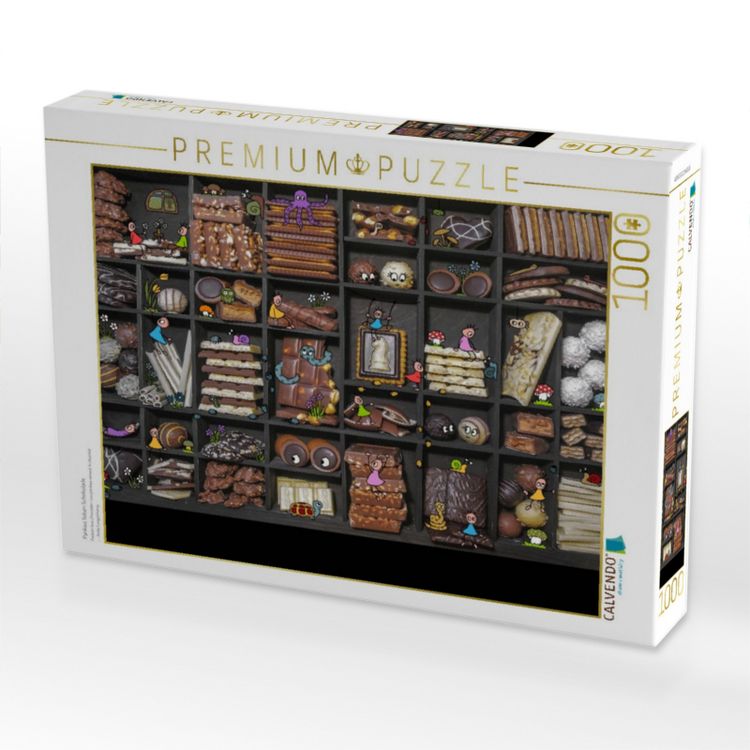 Produktbild: CALVENDO Puzzle Pankies lieben Schokolade | 1000 Teile Lege-Gr&ouml;&szlig;e 64x48cm Foto-Puzzle f&uuml;r gl&uuml;ckliche Stunden