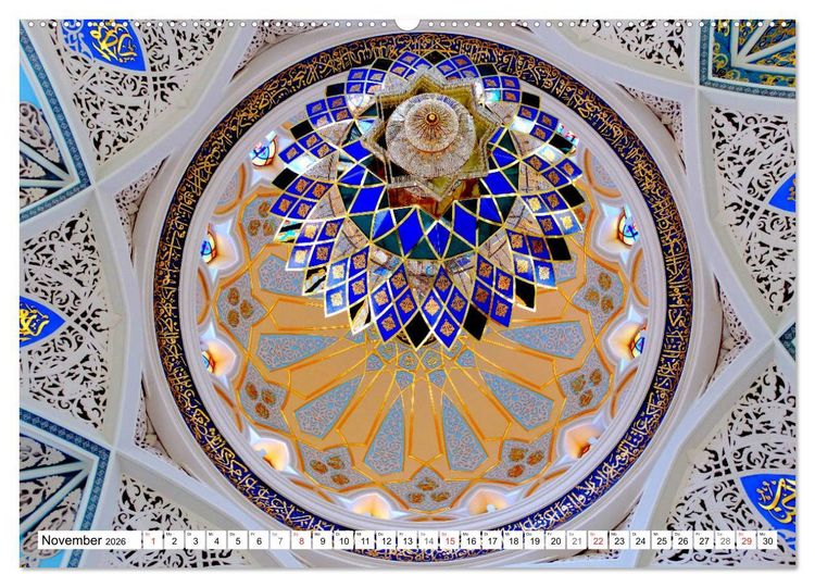 Produktbild: Die Kul Scharif Moschee - Architektonisches Kleinod in Kasan (hochwertiger Premium Wandkalender 2026 DIN A2 quer), Kunstdruck in Hochglanz