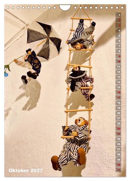 Produktbild: Leben, lachen, Narren (Wandkalender 2027 DIN A4 hoch), CALVENDO Monatskalender