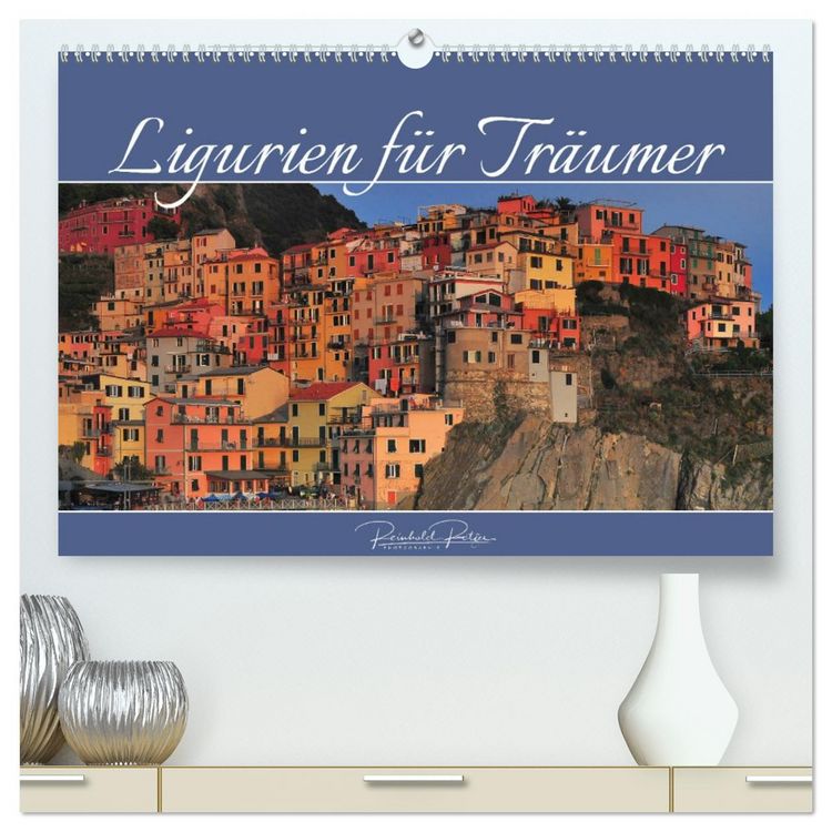 Produktbild: Ligurien f&uuml;r Tr&auml;umer (hochwertiger Premium Wandkalender 2026 DIN A2 quer), Kunstdruck in Hochglanz