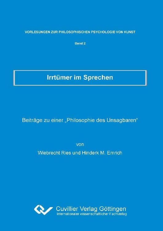 Produktbild: Irrt&uuml;mer im Sprechen