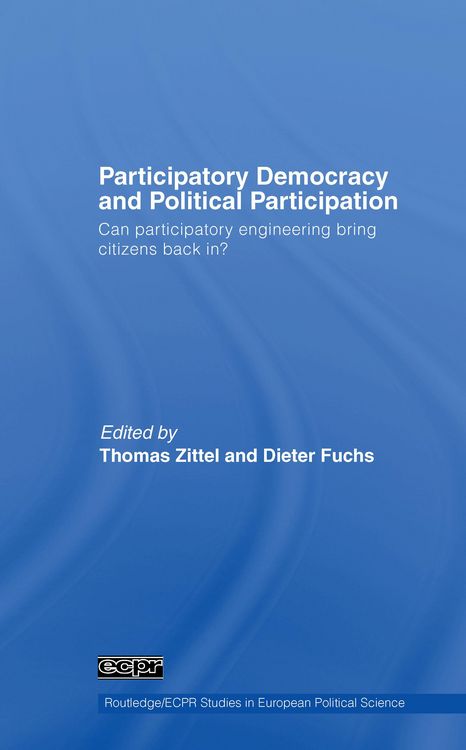 Produktbild: Participatory Democracy and Political Participation