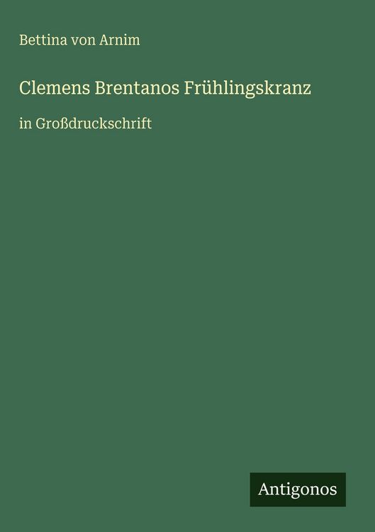 Produktbild: Clemens Brentanos Fr&uuml;hlingskranz