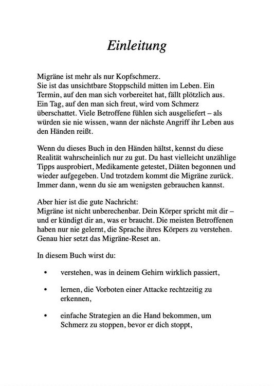 Produktbild: Das Migr&auml;ne-Reset