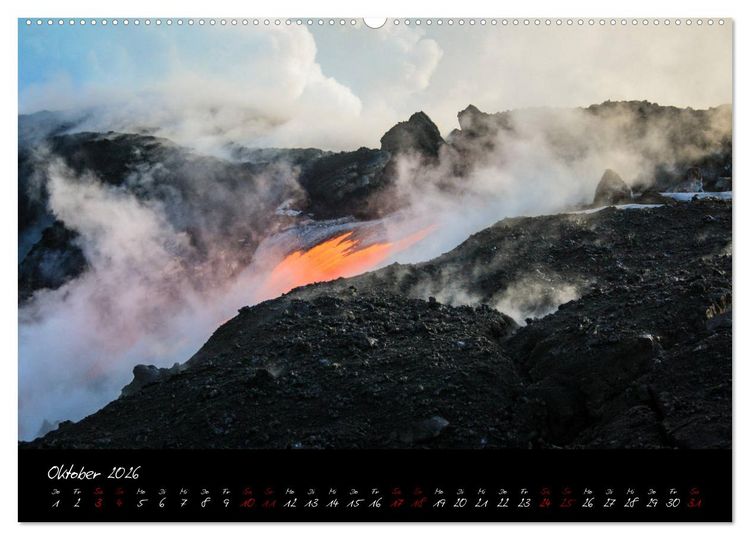Produktbild: Kilauea Volcano Hawaii - Auf den Spuren von Feuerg&ouml;ttin Pele (Wandkalender 2026 DIN A2 quer), CALVENDO Monatskalender