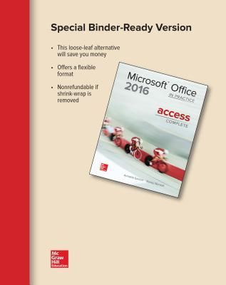 Produktbild: Looseleaf for Microsoft Office Access 2016 Complete: In Practice