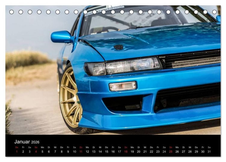 Produktbild: Nissan Silvia PS13 (Tischkalender 2026 DIN A5 quer), CALVENDO Monatskalender