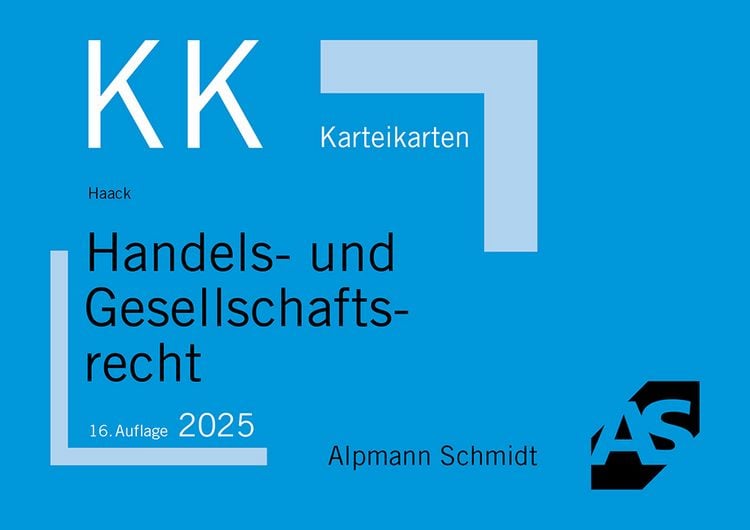 Produktbild: Karteikarten Handels- und Gesellschaftsrecht