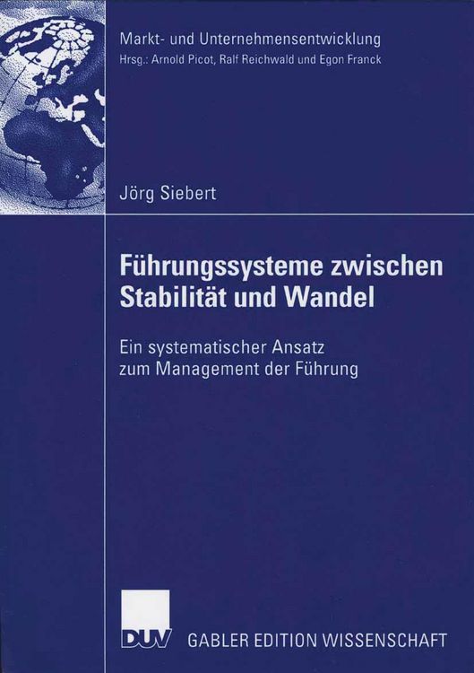 Produktbild: F&uuml;hrungssysteme zwischen Stabilit&auml;t und Wandel