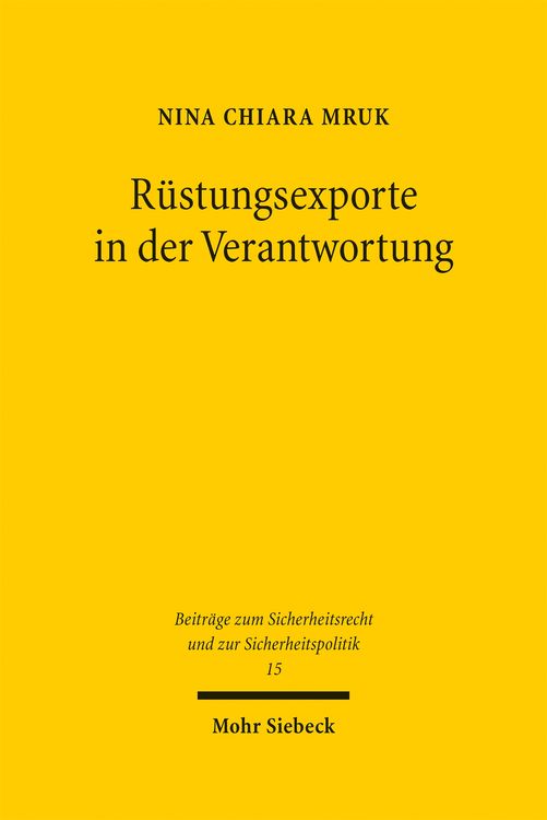 Produktbild: R&uuml;stungsexporte in der Verantwortung