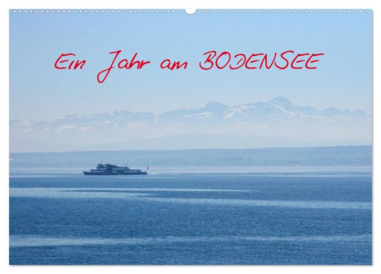 Produktbild: Ein Jahr am BODENSEE (Wandkalender 2026 DIN A2 quer), CALVENDO Monatskalender