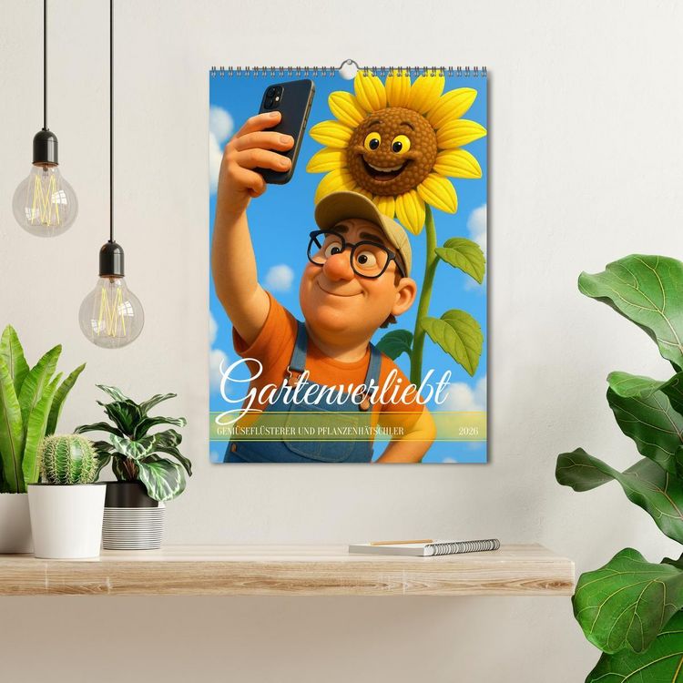 Produktbild: Gartenverliebt (Wandkalender 2026 DIN A3 hoch), CALVENDO Monatskalender
