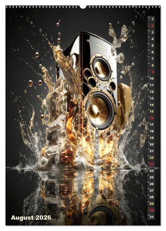 Produktbild: LAUT STARK EXPLOSIV (hochwertiger Premium Wandkalender 2026 DIN A2 hoch), Kunstdruck in Hochglanz