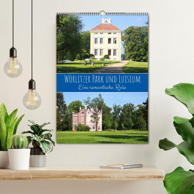 Produktbild: W&ouml;rlitzer Park und Luisium - Eine romantische Reise (Wandkalender 2026 DIN A2 hoch), CALVENDO Monatskalender