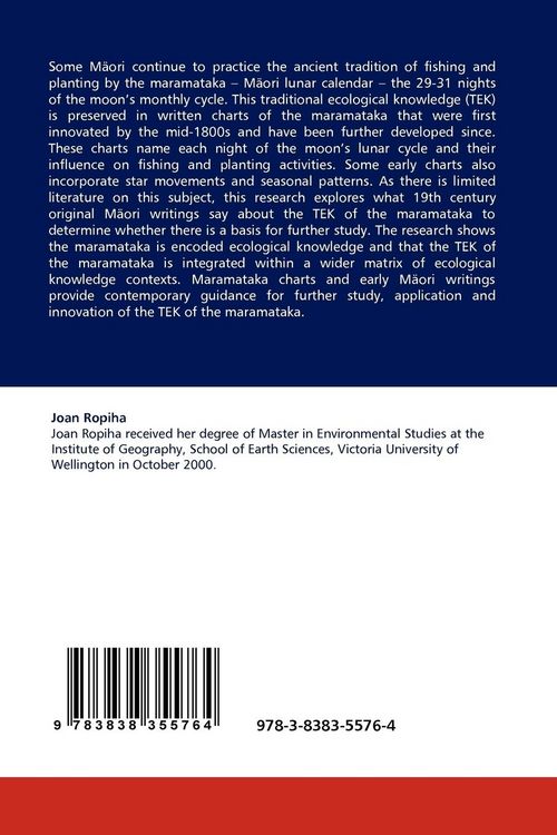 Produktbild: Traditional Ecological Knowledge of the Maramataka